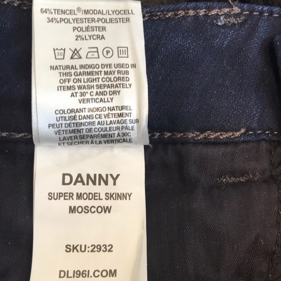 DL1961 Danny Supermodel Moscow Skinny Jeans. 24 - Picture 9 of 15